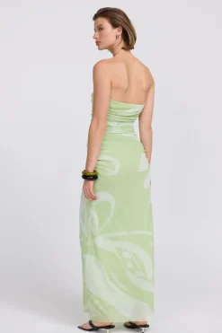 Sovere Studio SOVERE / STUDIO - FLORA STRAPLESS DRESS (ALOE)