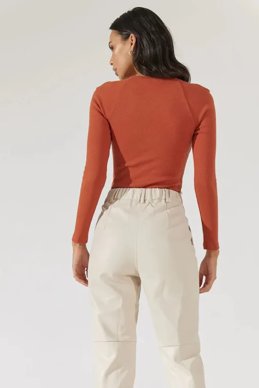 Sovere Studio SOVERE / STUDIO - Happening Leatherette Pant (Bone)