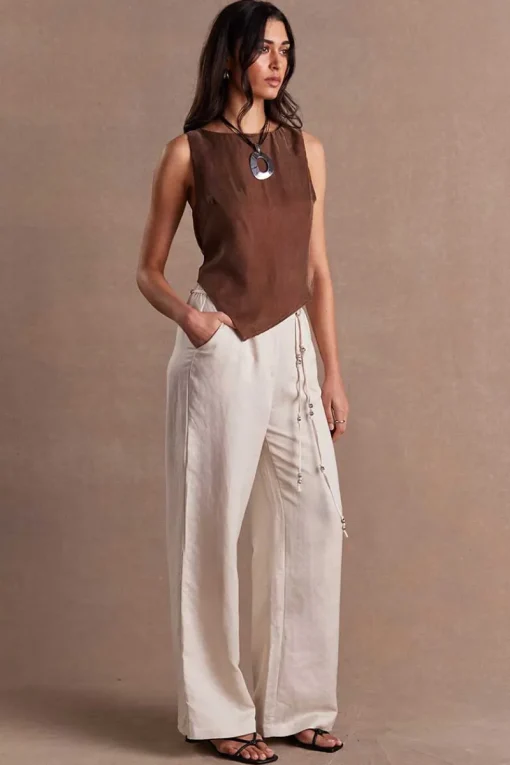 Sovere Studio SOVERE / STUDIO - HEIRLOOM TOP (CHOCOLATE)