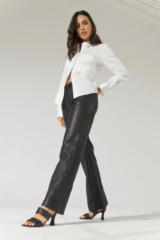 Sovere Studio SOVERE / STUDIO - Influence Leatherette Pant (Black)