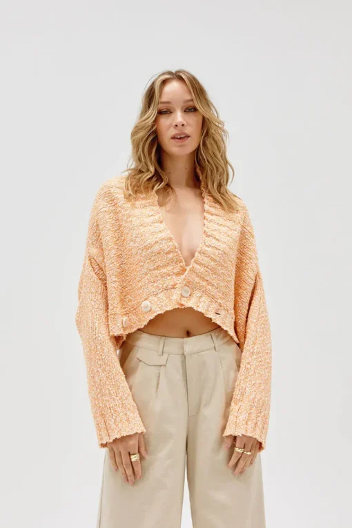 Sovere Studio SOVERE / STUDIO - Inverse Crop Cardi (Mandarin)