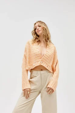 Sovere Studio SOVERE / STUDIO - Inverse Crop Cardi (Mandarin)