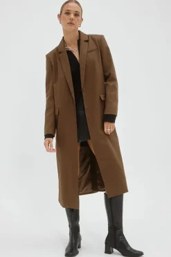 Sovere Studio SOVERE / STUDIO - Legacy Long Line Blazer (Carob)