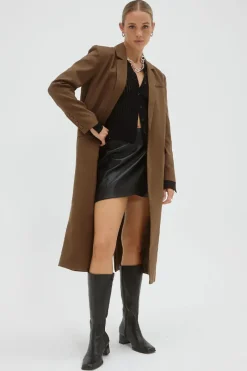 Sovere Studio SOVERE / STUDIO - Legacy Long Line Blazer (Carob)