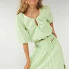 Sovere Studio SOVERE / STUDIO - Lucid Reversible Crop Top (Lime) FINAL SALE