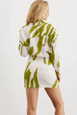 Women Sovere Studio SOVERE / STUDIO - MOTION MINI SKIRT (CHALK / GREEN)