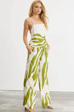 Women Sovere Studio SOVERE / STUDIO - MOTION PANT (CHALK / GREEN)