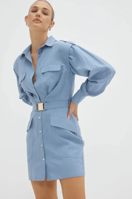 Sovere Studio SOVERE / STUDIO - Nouvelle Cargo Dress (Blue Haze)