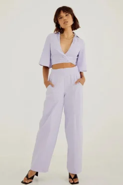 Women Sovere Studio SOVERE / STUDIO - OUTLINE PANT (PALE PERI) FINAL SALE