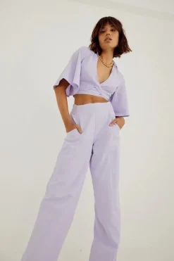 Women Sovere Studio SOVERE / STUDIO - OUTLINE PANT (PALE PERI) FINAL SALE