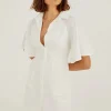 Sovere Studio SOVERE / STUDIO - OUTLINE SHIRT DRESS (WHITE)