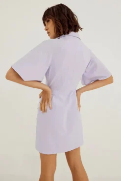 Sovere Studio SOVERE / STUDIO - OUTLINE SHIRT DRESS (Pale Peri)