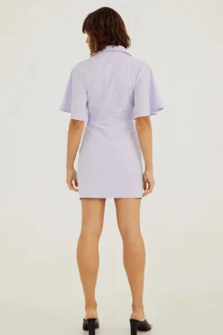 Sovere Studio SOVERE / STUDIO - OUTLINE SHIRT DRESS (Pale Peri)