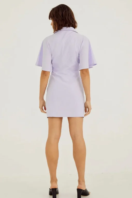 Sovere Studio SOVERE / STUDIO - OUTLINE SHIRT DRESS (Pale Peri)