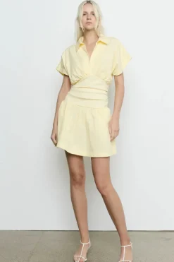 Sovere Studio SOVERE / STUDIO - PROPHECY MINI DRESS (SOFT YELLOW)