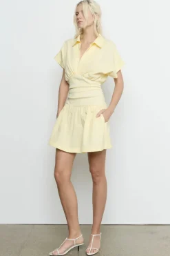 Sovere Studio SOVERE / STUDIO - PROPHECY MINI DRESS (SOFT YELLOW)