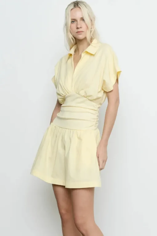Sovere Studio SOVERE / STUDIO - PROPHECY MINI DRESS (SOFT YELLOW)