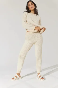 Women Sovere Studio SOVERE / STUDIO - Prospect Knit Lounge Pant (Neutral) FINAL SALE