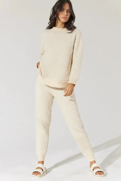 Women Sovere Studio SOVERE / STUDIO - Prospect Knit Lounge Pant (Neutral) FINAL SALE