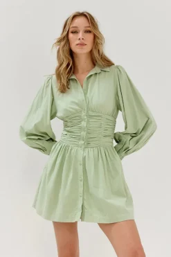 Sovere Studio SOVERE / STUDIO - Refresh Shirt Dress (Melon)