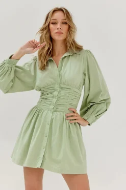 Sovere Studio SOVERE / STUDIO - Refresh Shirt Dress (Melon)
