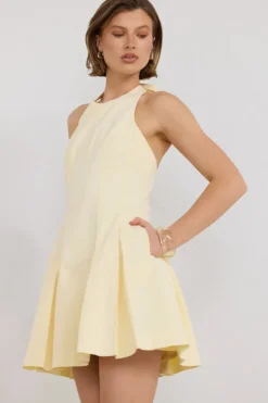 Sovere Studio SOVERE / STUDIO - REPRIVE MINI DRESS (PANNACOTTA)