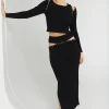 Women Sovere Studio SOVERE / STUDIO - Restless Knit Midi Skirt