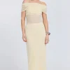 Sovere Studio SOVERE / STUDIO - RISE MESH SLEEVELESS DRESS (BUTTERMILK)
