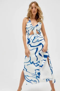 Sovere Studio SOVERE / STUDIO - TIDAL MIDI DRESS (BLUE TIDE)