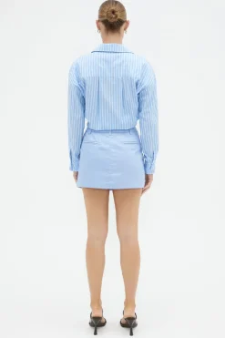 Women Sovere Studio SOVERE / STUDIO - Vestige Combo Shirt (Blue / White Stripe)