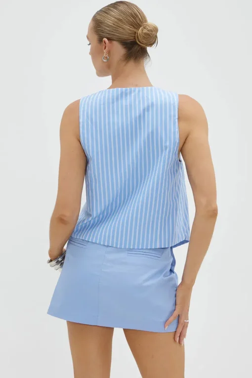 Women Sovere Studio SOVERE / STUDIO - Vestige Combo Shirt (Blue / White Stripe)