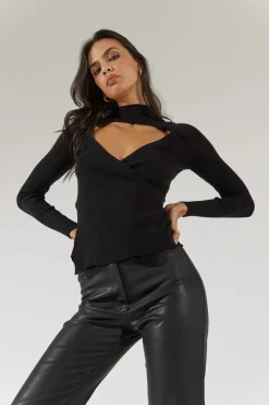 Sovere Studio - Allure Wrap Knit (Noir)