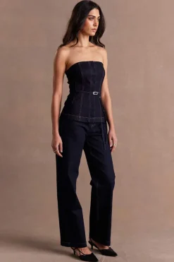 Women Sovere Studio - DUSK DENIM BODICE (INK)