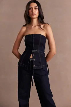 Women Sovere Studio - DUSK DENIM BODICE (INK)