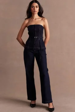 Women Sovere Studio - DUSK DENIM BODICE (INK)