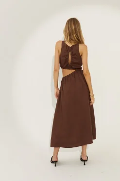 Sovere Studio - Mode Midi Dress (Chocolate)