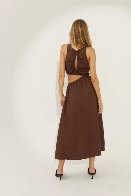 Sovere Studio - Mode Midi Dress (Chocolate)