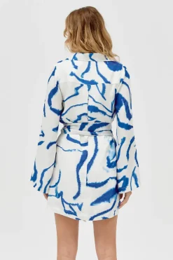 Sovere Studio - TIDAL MINI DRESS TIDAL MINI DRESS (BLUE TIDE)