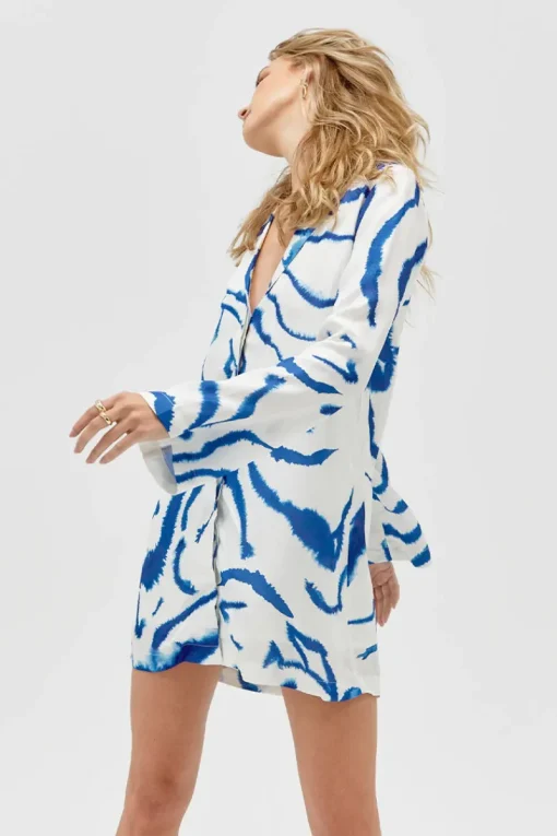 Sovere Studio - TIDAL MINI DRESS TIDAL MINI DRESS (BLUE TIDE)