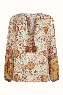 Spell AND THE GYPSY COLLECTIVE - SANNAH BLOUSE (GOLDEN OCHRE)