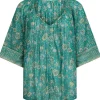 Spell AND THE GYPSY COLLECTIVE - ELYSIAN SHORT SLEEVE BLOUSE