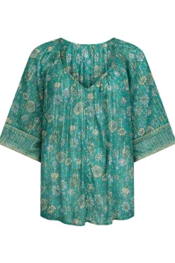 Spell AND THE GYPSY COLLECTIVE - ELYSIAN SHORT SLEEVE BLOUSE