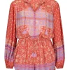 Women Spell AND THE GYPSY COLLECTIVE - SUNSHINE BANDIT ROMPER (CAYENNE)