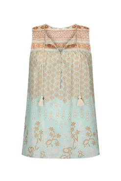 Women Spell AND THE GYPSY COLLECTIVE - SWEET NOTHINGS SLEEVELESS BLOUSE (PEPPERMINT)