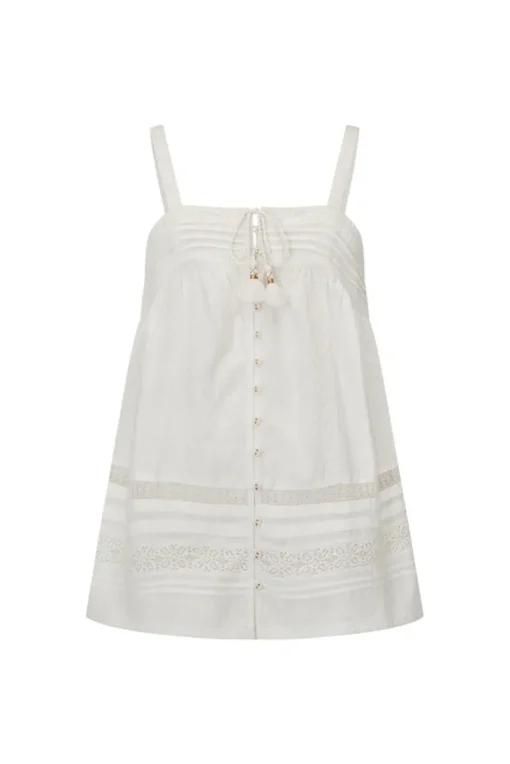 Spell AND THE GYPSY COLLECTIVE - STEVIE LACE CAMI (CAMELLIA)