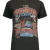 Spell AND THE GYPSY COLLECTIVE - WONDERLAND BIKE TEE (CHARCOAL)