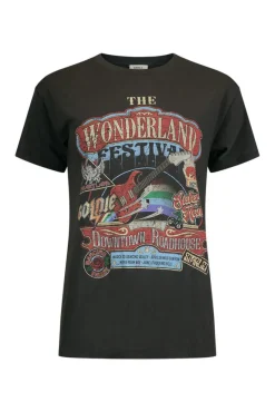 Spell AND THE GYPSY COLLECTIVE - WONDERLAND BIKE TEE (CHARCOAL)