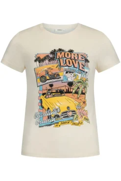 Spell AND THE GYPSY COLLECTIVE - COASTLINE CRUISIN' SHRUNKEN TEE (VINTAGE CREAM)