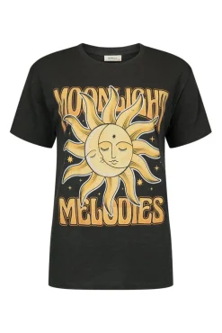 Spell AND THE GYPSY COLLECTIVE - MOONLIGHT BIKER TEE (CHARCOAL)