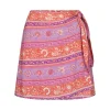 Women Spell AND THE GYPSY COLLECTIVE - SUNSHINE BANDIT WRAP MINI SKIRT (CAYENNE)